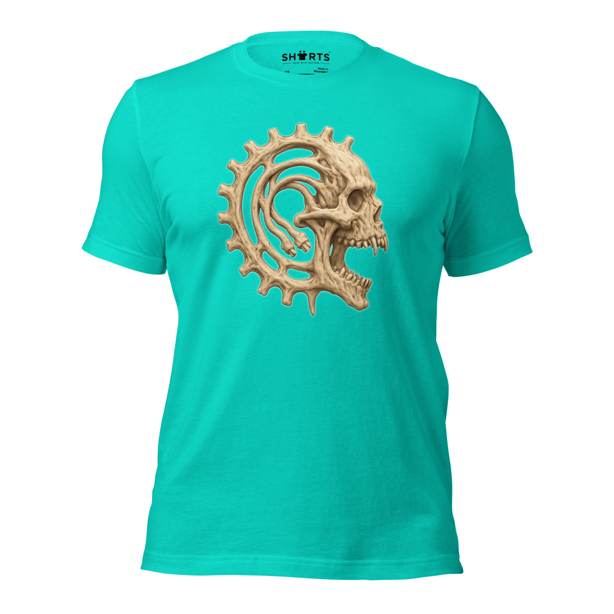Mechanischer Knochenschädel Unisex-T-Shirt – T-Shirts – SHiiRTS Mechanischer Knochenschädel Unisex-T-Shirt – T-Shirts – SHiiRTS