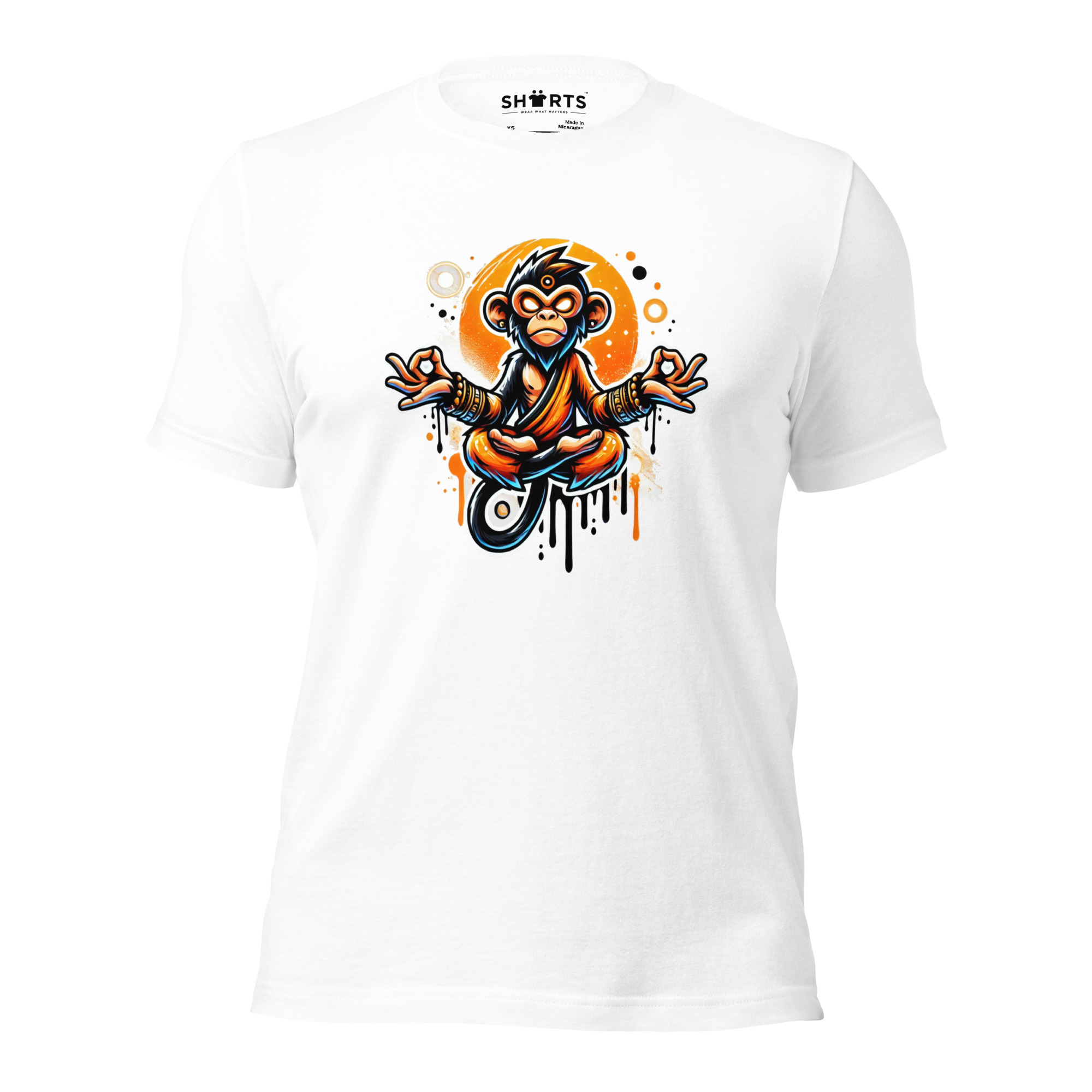 Meditierender Zen Affe Unisex-T-Shirt – T-Shirts – SHiiRTS Meditierender Zen Affe Unisex-T-Shirt – T-Shirts – SHiiRTS