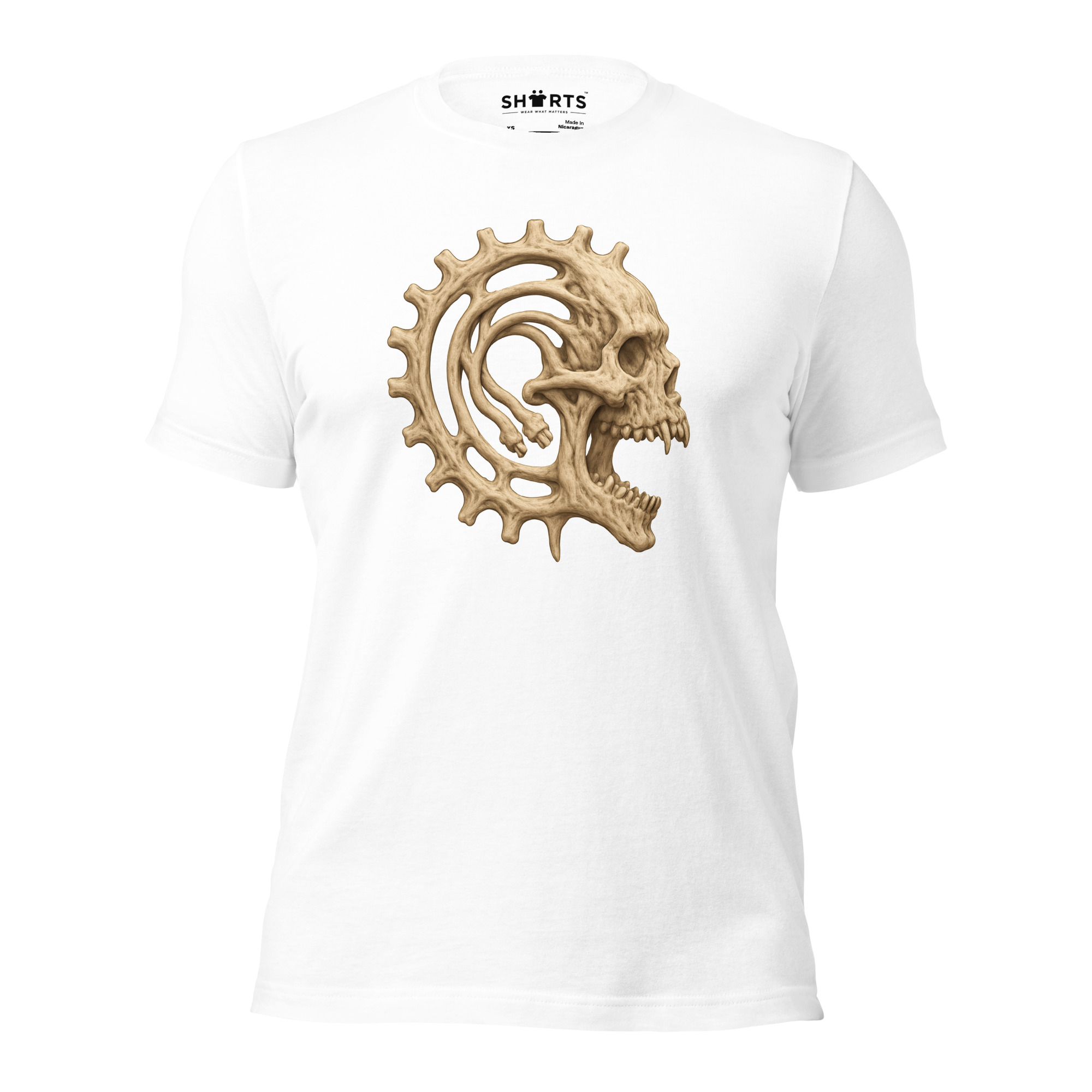 Mechanischer Knochenschädel Unisex-T-Shirt – T-Shirts – SHiiRTS Mechanischer Knochenschädel Unisex-T-Shirt – T-Shirts – SHiiRTS