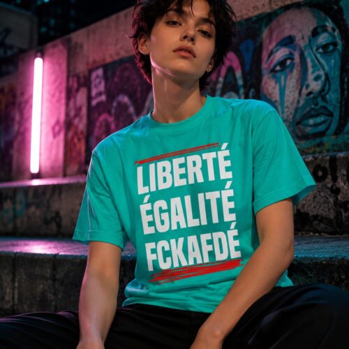 Freiheit Gleichheit FCKAFD Unisex-T-Shirt – T-Shirts – SHiiRTS