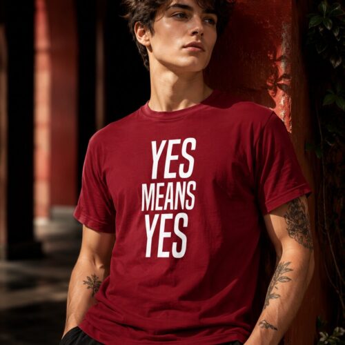 Yes Means Yes Unisex-T-Shirt – T-Shirts – SHiiRTS