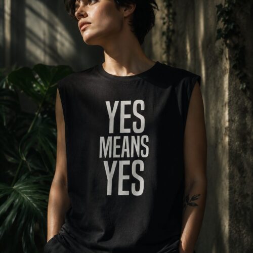 Yes Means Yes Muskelshirt – Tank Tops – SHiiRTS