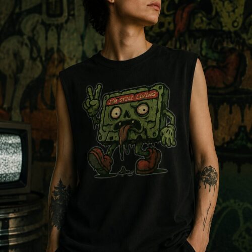 Zombie Kassette Kult Muskelshirt – Tank Tops – SHiiRTS